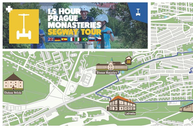 1.5h Small Group Segway Tour & Free Taxi Transfer ️with PragueWay - The vast scale of Strahov Stadium