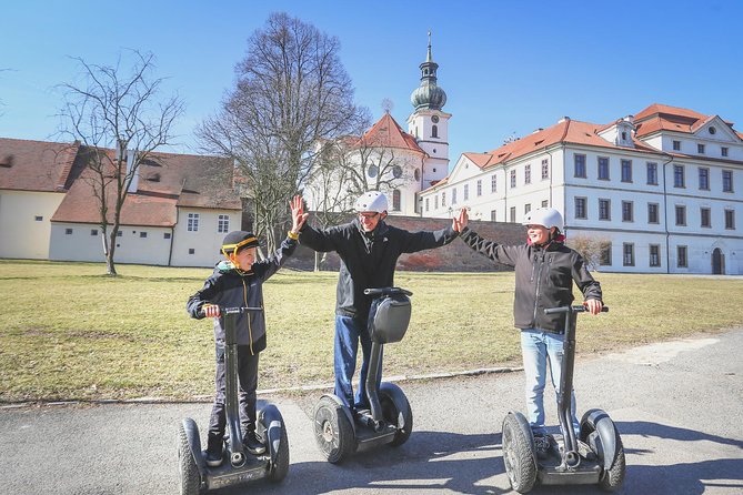 1.5h Small Group Segway Tour & Free Taxi Transfer ️with PragueWay - Ladronka Park and a more local side of Prague