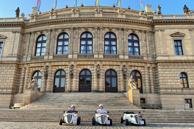 1-Hour Ride Across the Prague in Mini Hot Rod Car - A One-Hour Route With No Long Stops