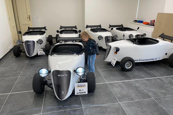 1-Hour Ride Across the Prague in Mini Hot Rod Car - Starting at Štvanice in Prague 7