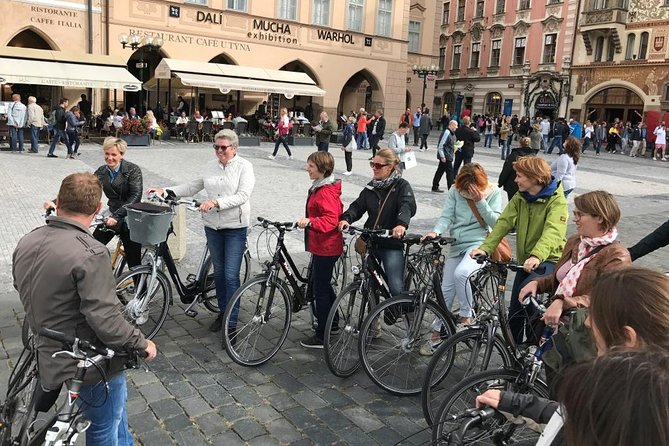 3-hour Complete Prague Bike Tour - Obecní Dum, the Powder Tower, and the old walls