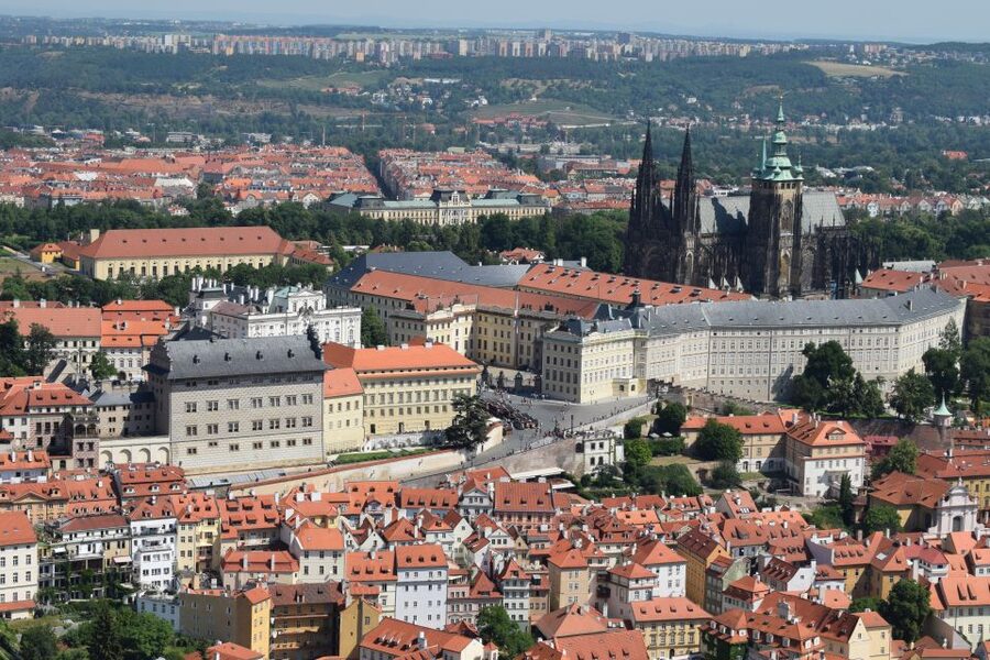 3-Hour Prague Castle & Interiors Tour - The 15-minute coach ride up the hill