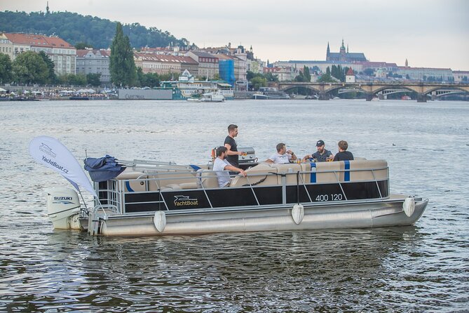 3 Hours Prague Private Boat Cruise Beer or Prosecco Unlimited - Žluté Lázně and the Outskirts