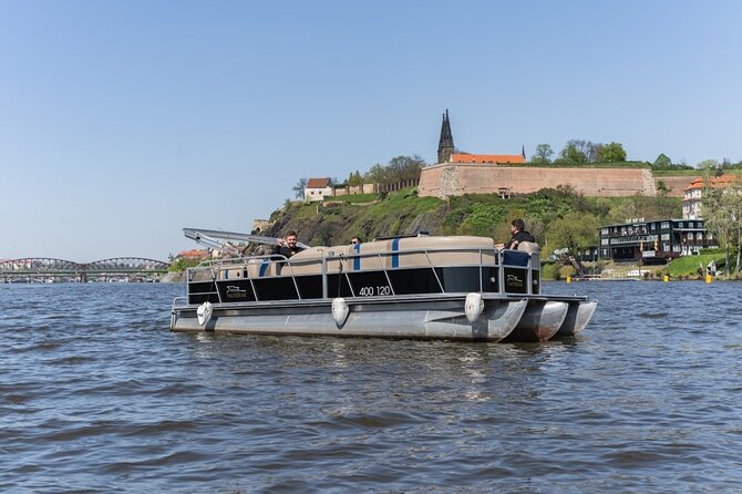 3-hours Prague Private Boat Cruise Beer or Prosecco Unlimited - The National Theatre and Czech cultural pride