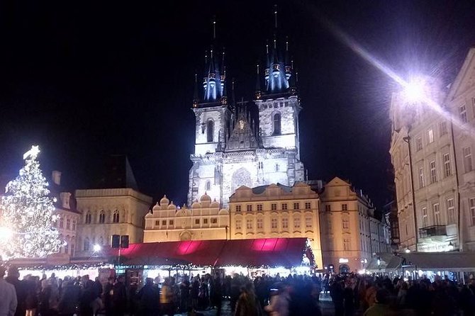 6 hours Prague Christmas Market Private tour by car - Crossing Charles Bridge in winter