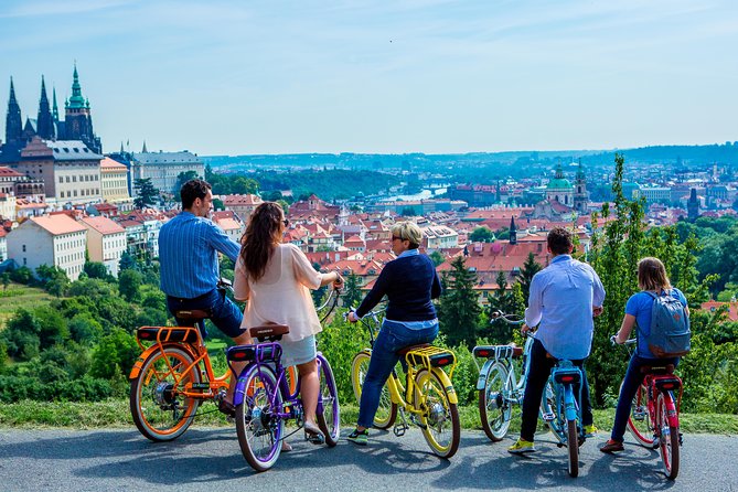 7 BEST VIEWS - PRAGUE eBIKE TOUR - Petrin Park and Prague’s famous high view