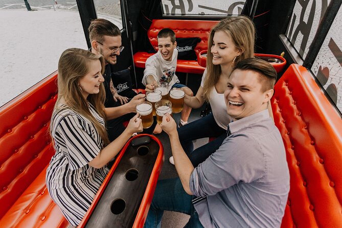 Adults-only Prague Beer Bus Tour - Starting near Hradcanska and heading into central Prague