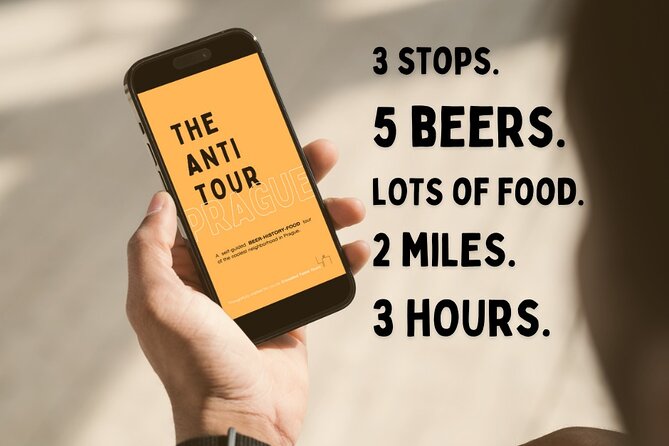 Anti Tour Prague - Self Guided Beer and Food Tour - A neighborhood walk instead of a standard pub crawl