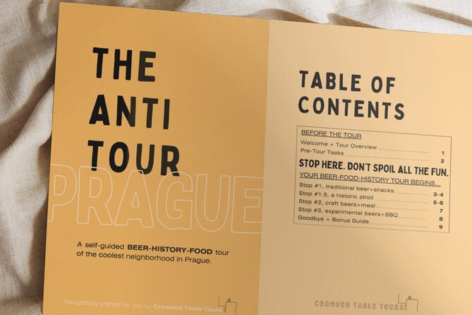 Anti Tour Prague - Self Guided Beer and Food Tour - The $17 price and what you actually receive