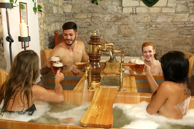 Beer Bath with Unlimited beer! - Bernard beer on tap