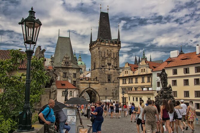 Best of Prague Private Walking Tour (Left and Right Riverbank) - Charles Bridge: statues, legends, and city views