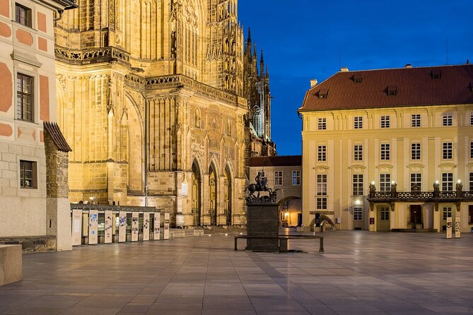 Best views of Prague by night - Strahov Monastery and the Baroque neighborhood