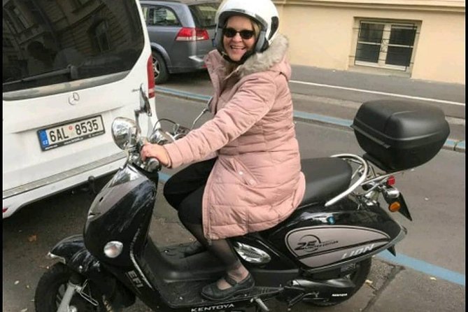 Big scooter tour of Prague, for two (audio guide) - Faust brings a little Prague mystery