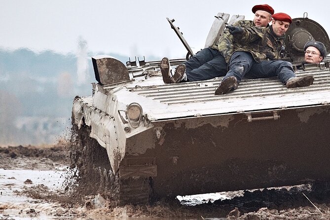 BMP tank driving experience Prague - A guided look at tanks and military vehicles