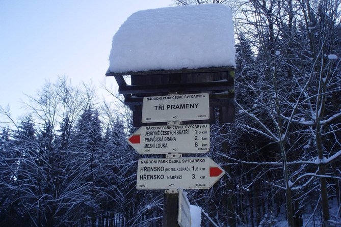 Bohemian And Saxon Switzerland Winter Tour from Prague - Pravcicka Gate on the Czech side