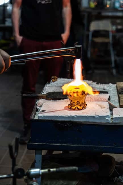 Bohemian glassworks excursion from Prague - Trying Glassblowing, Cutting, or Painting