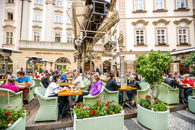 Brews and Views: Private Beer Tour and Meal in Prague - Walking through Prague’s Old Town
