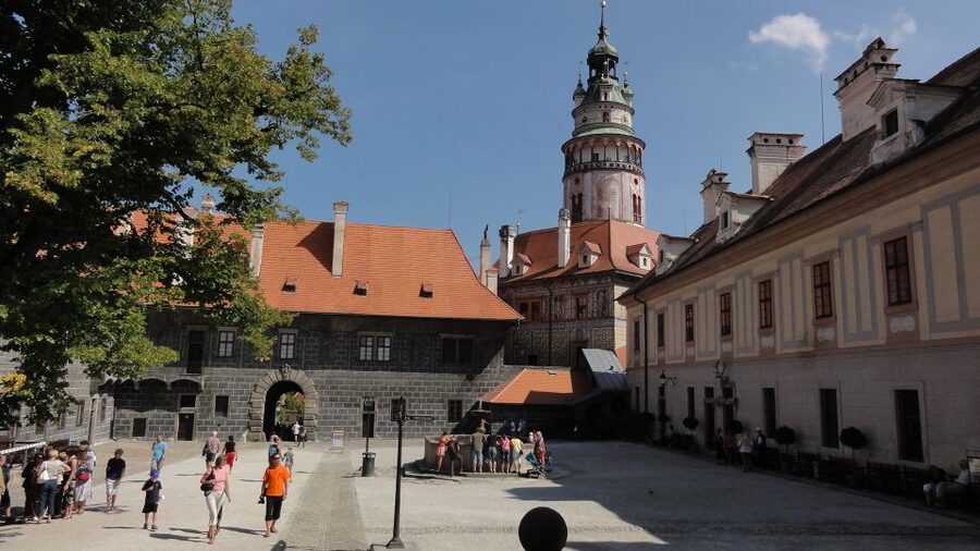 Cesky Krumlov Private Day Trip from Prague - Walking into Cesky Krumlov’s historic center