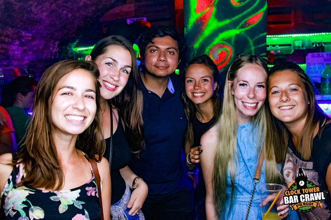 Clock Tower Bar Crawl ending at Prague's BIGGEST rooftop CLUB - A six-hour night built around meeting people