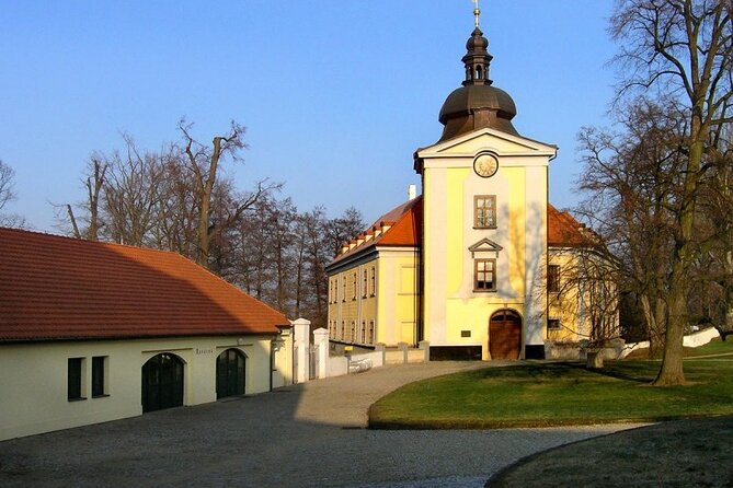 Czech Castles Scooter Tour for 1 day. The North Way. (audio guide) - Mělník Castle above the river meeting point
