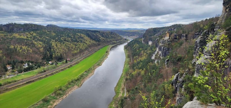 Day trip from Prague to Bohemian and Saxon Switzerland - The Kamenice River gorge by boat