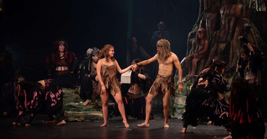 Disney's Tarzan Musical - Acrobats, dancers, orchestra, and choir