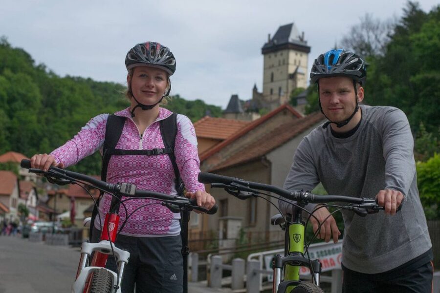 E-Bike Day Trip: Visit a Roman Castle and Taste Craft Beer - The Final 12 Kilometers into Rural Bohemia
