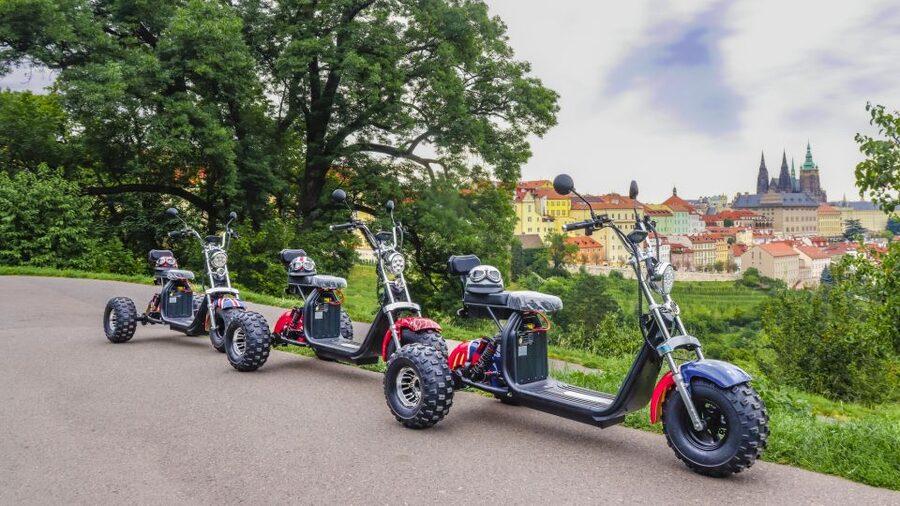Electric Trike Sunset Prague Tour - Why an E-Trike works well in Prague