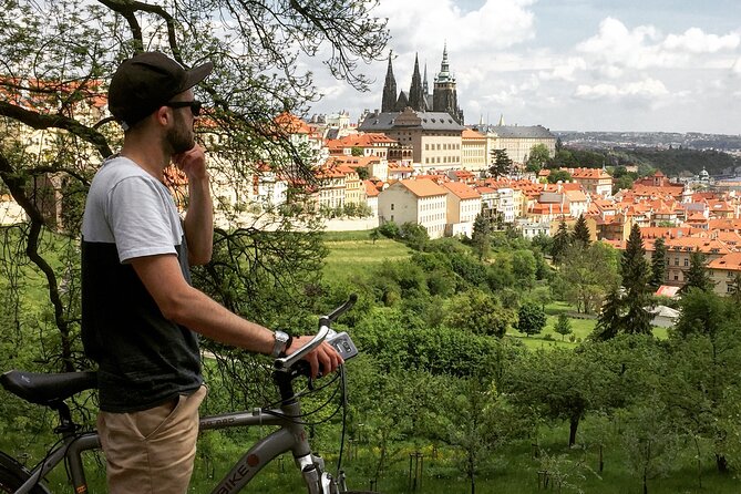 Exceptional Private Prague bike tour - Lennon Wall, Kampa Park, and the giant babies
