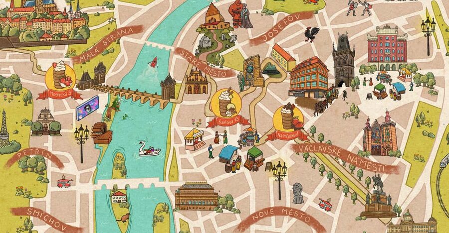 Explore Prague with our chimney cake Prague trail! - Starting at Na můstku near Wenceslas Square