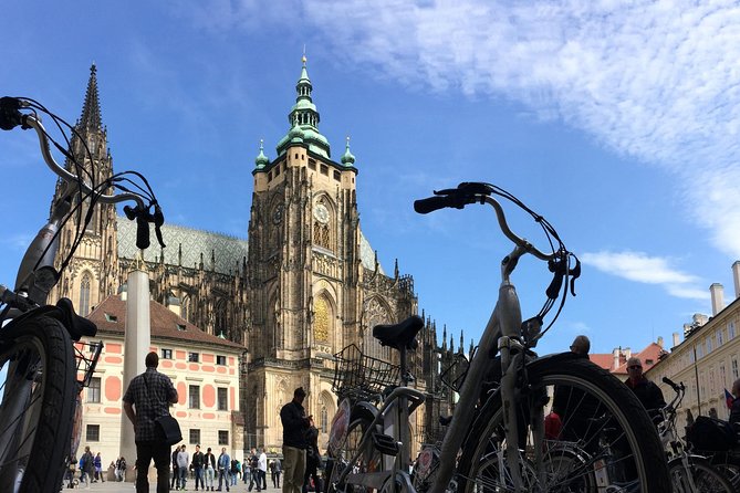 FAT TIRE E-BIKE GREAT TOUR - river, parks & panoramic views tour - Letná Park and the Metronome: Prague from above