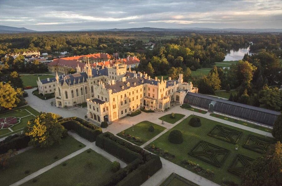 From Bratislava: Moravia: Lednice Castle and park - The park, lakes, and one-way boat cruise