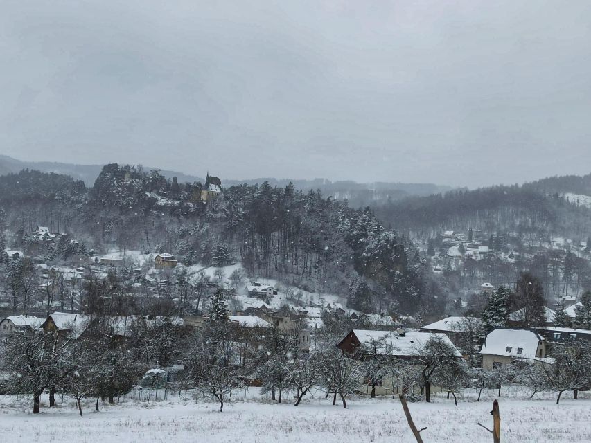 From Prague: Bohemian Paradise - Full-Day Hiking Trip - Vranov, the rock castle above the route