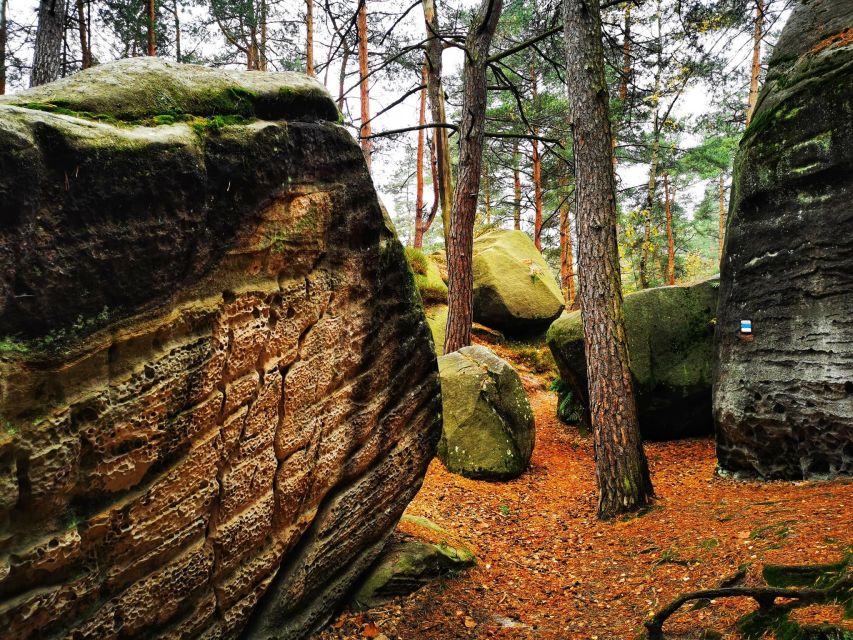From Prague: Bohemian Paradise - Full-Day Hiking Trip - From Prague Main Station to the first castle ruins