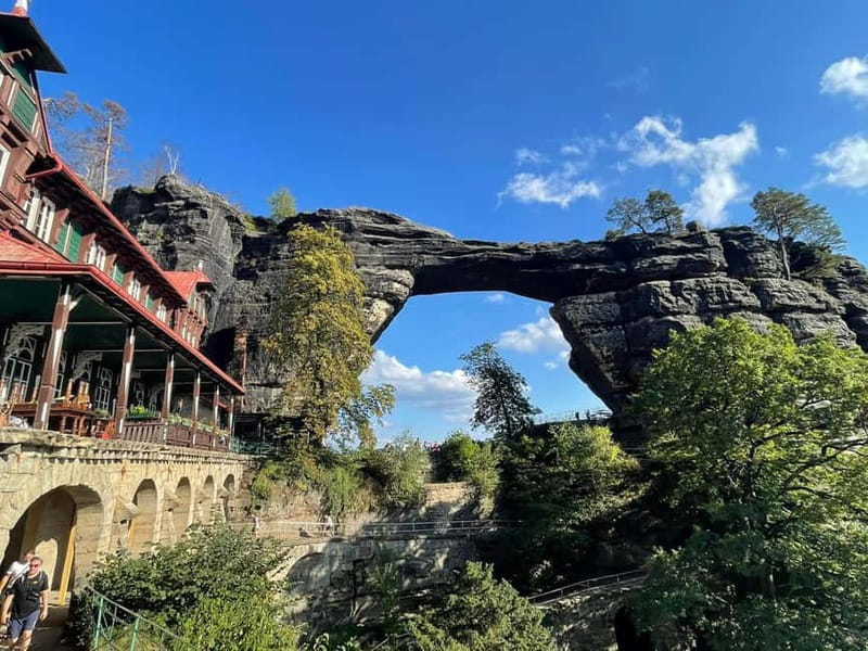 From Prague: Bohemian & Saxon Switzerland All-Inclusive Tour - Czech lunch in a restored stone house