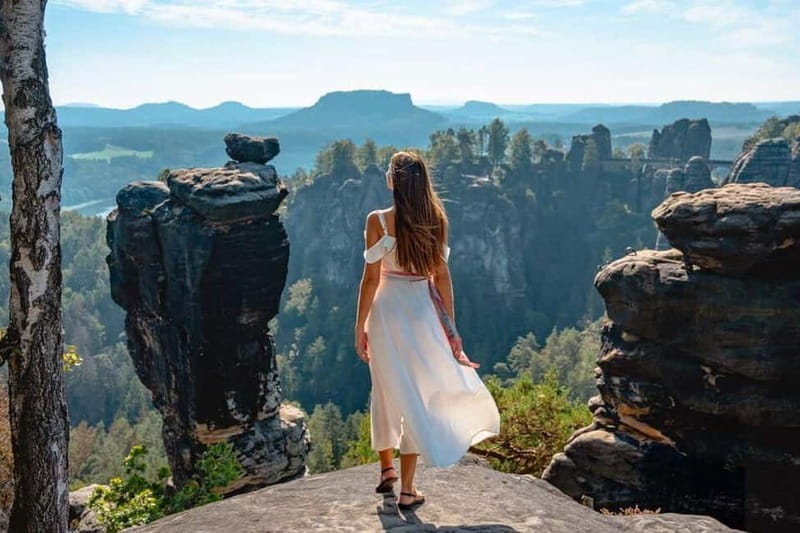 From Prague: Bohemian & Saxon Switzerland All-Inclusive Tour - Walking toward Pravcicka Gate