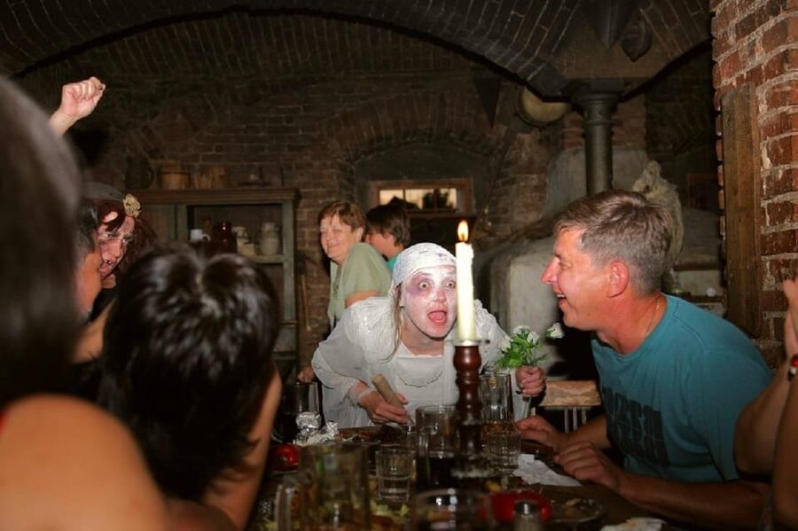 From Prague: Medieval Dinner, Show, Castle and Brewery - The Dětenice brewery and its copper kettles