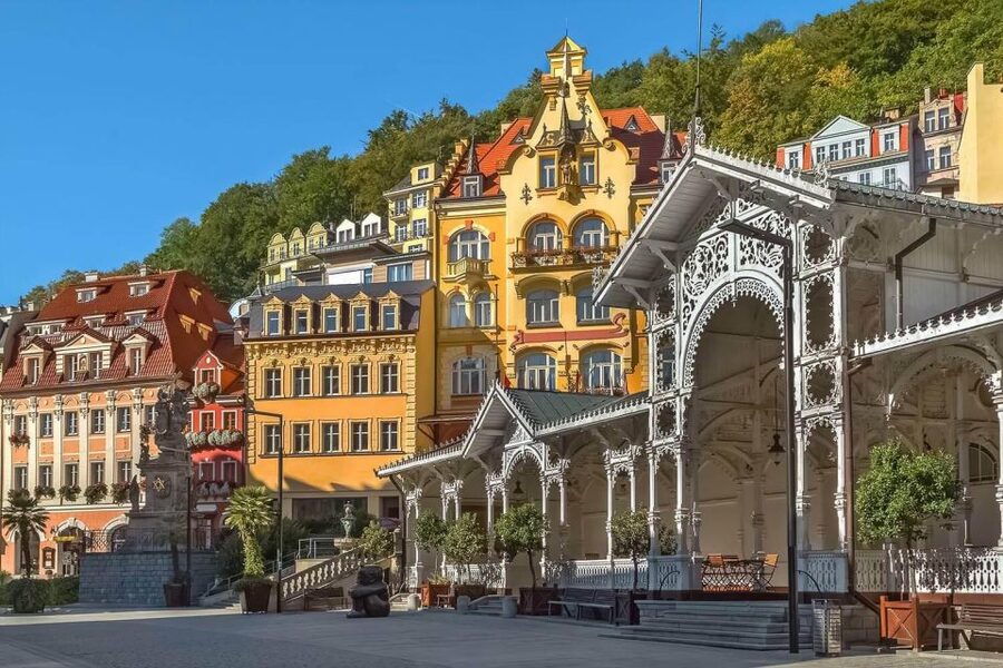 From Prague: One day trip to Karlovy Vary - Walking beside the Teplá stream