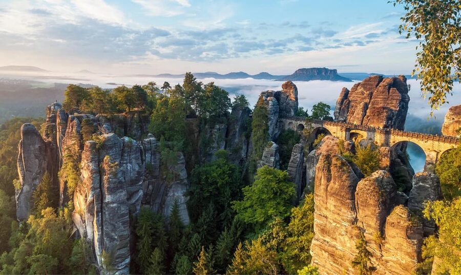From Prague: Terezin Camp and Bohemian Switzerland Day Trip - Litoměřice coffee, cake, and a medieval town