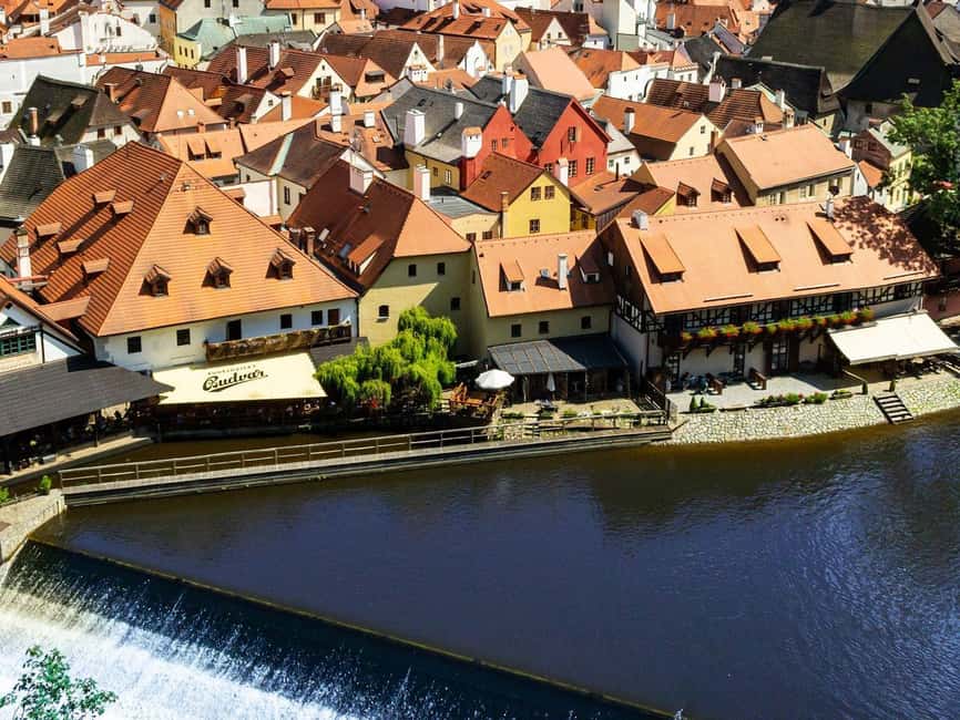 From Prague to the fabulous Cesky Krumlov:fullday experience - Optional Ceske Budejovice or Hluboka Castle