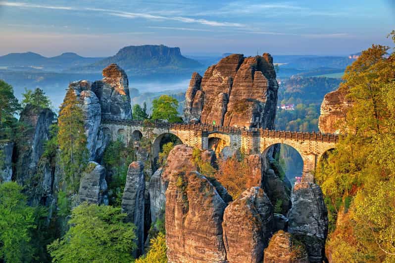 From Prague: Tour to Saxon and Bohemian Switzerland - Bastei Bridge: the easy opening walk