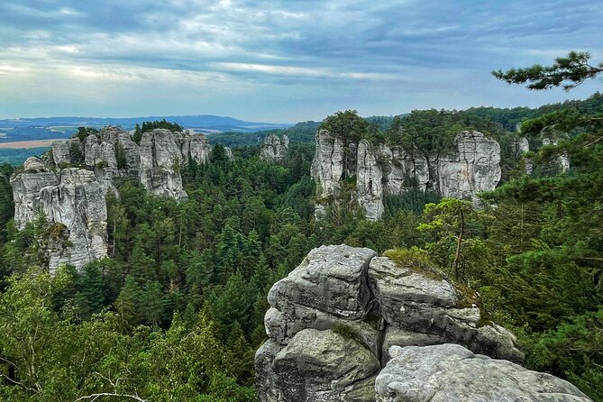 Full-Day Hiking in Bohemian Paradise: Hrubá Skála near Prague - The Mouse Hole: a narrow test on the route