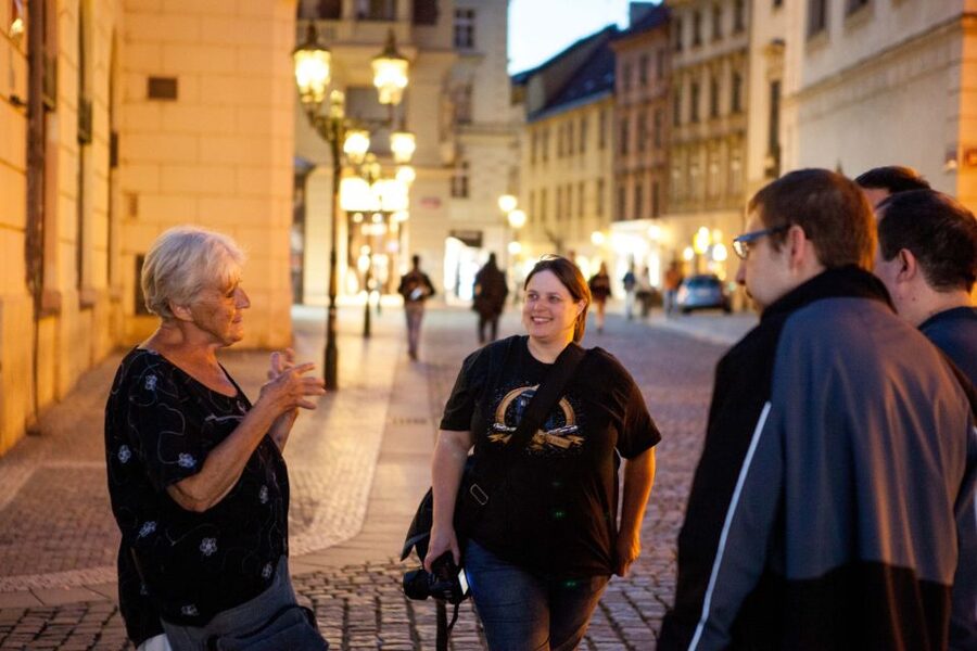 Ghost Walking Tour of Prague - Crossing Charles Bridge after dark
