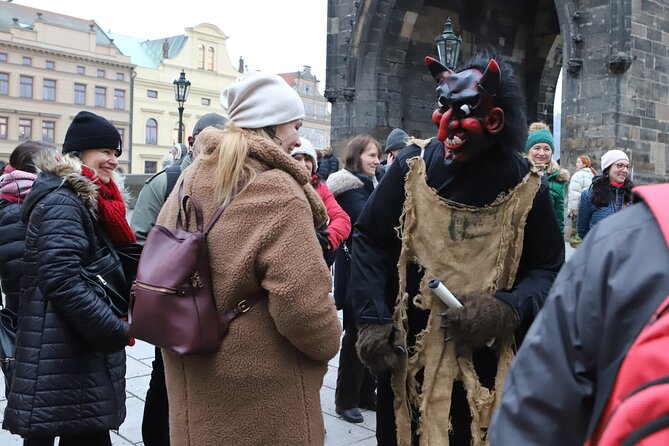 Ghosts and Legends walking tour in Prague - Meeting beneath the Old Town Bridge Tower