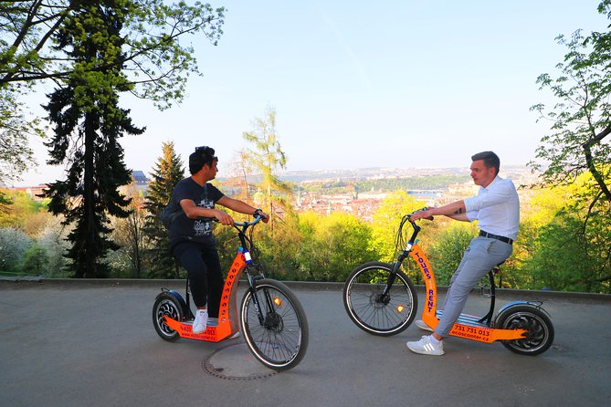 Grand City Tour of Prague on Cruiser e-Bikes or e-Scooters - Kafka, Rudolfinum, and the Jewish Quarter