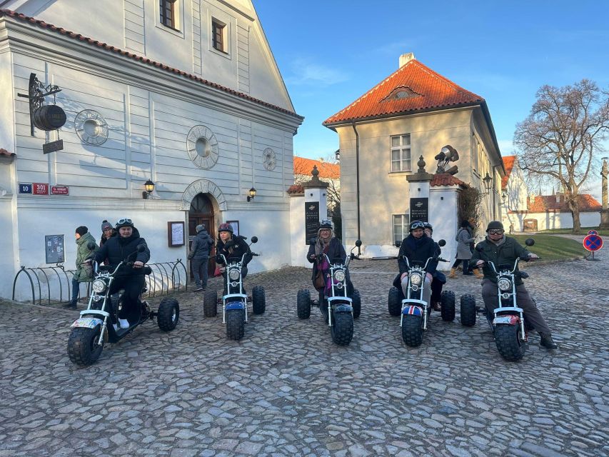 Grand City Tour on Electric Trike in Prague - Live Guided - Franz Kafka Museum and Rudolfinum