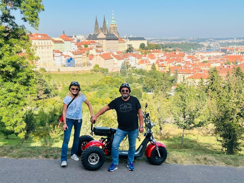 Grand City Tour on Electric Trike in Prague - Live Guided - Wenceslas Square, the Powder Tower, and Prague’s center