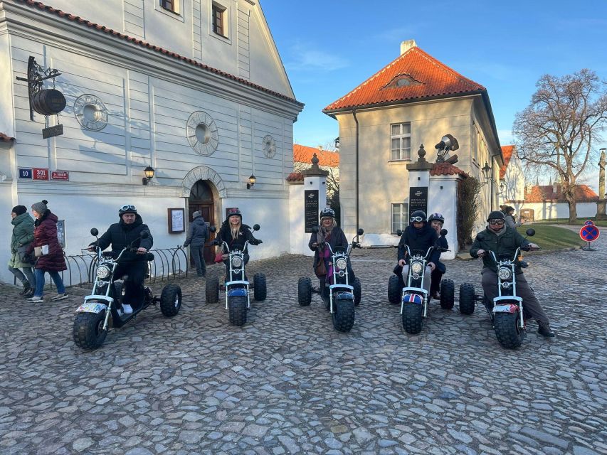 Grand City Tour on Electric Trike in Prague - Live Guided - Letná Park and the Prague Metronome