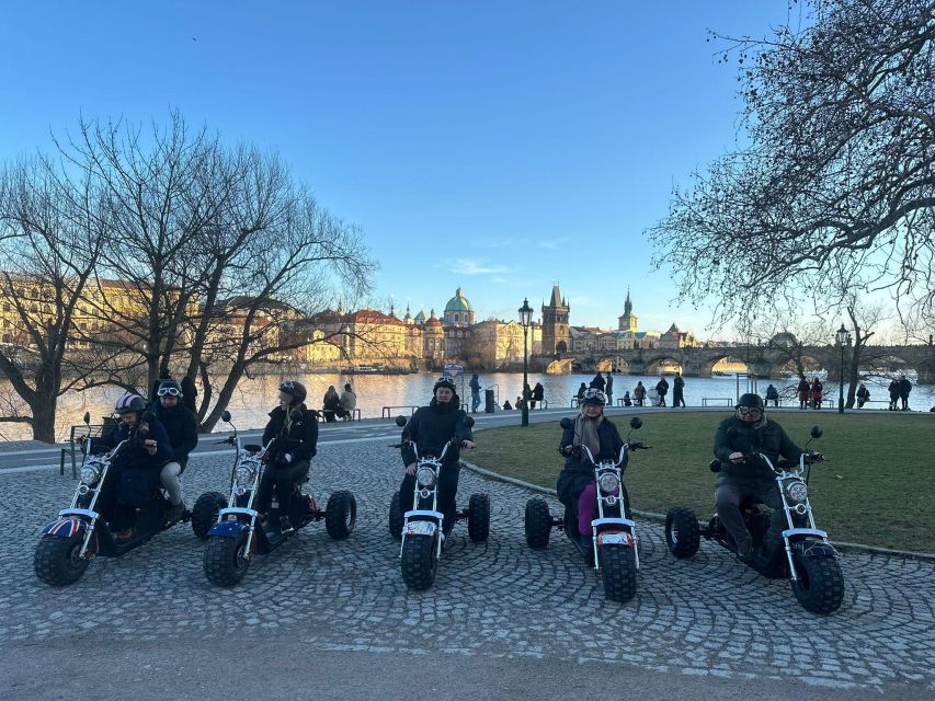 Grand City Tour on Electric Trike in Prague - Live Guided - Strahov Monastery and the Great Strahov Stadium