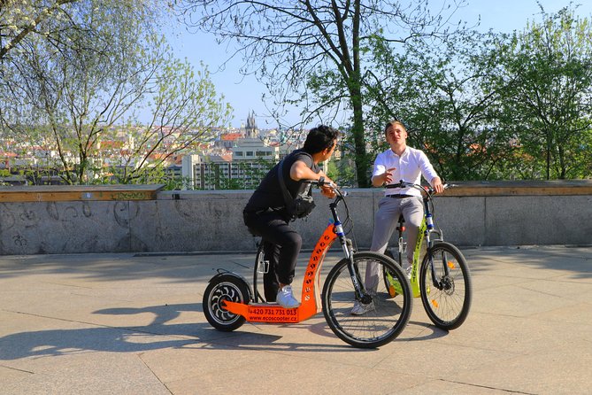 Grandiose half-day guided tour of Prague on Segway and eScooter - Charles Bridge from a different angle